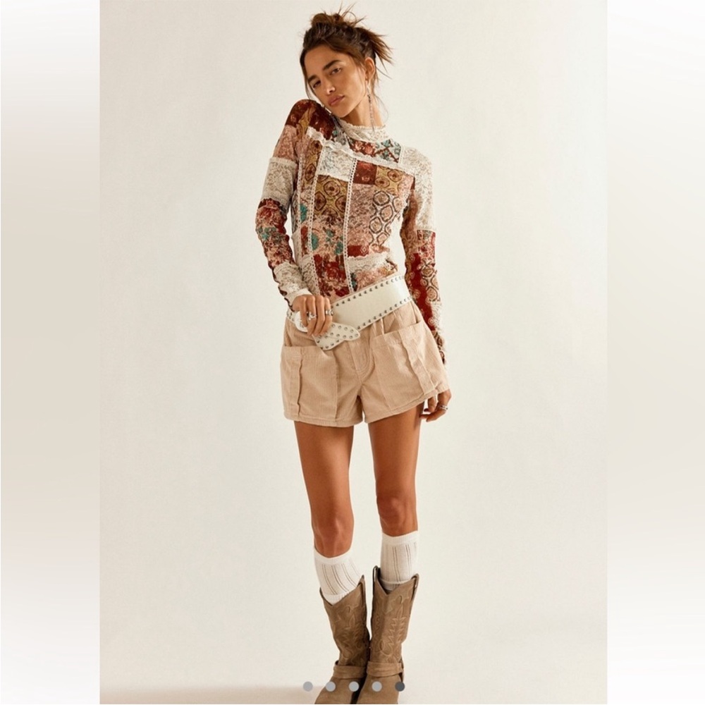 Hudson Patchwork Turtleneck - image 3